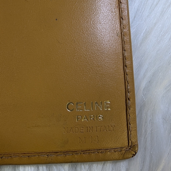 ❤️ CELINE Wallet Bifold Macadam Vintage Leather Coated Canvas ❤️ - Picture 3 of 13
